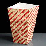 1695ml Striped Paperboard Popcorn Carton
