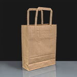 Small Brown Paper Bag with Handles - Box of 250