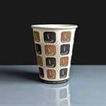 12oz Cafe Mocha Hot Drink Paper Coffee Cup