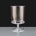 Polycarbonate Stackable Lined Wine Tumbler -CE Stamped