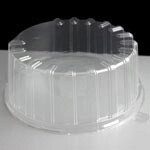Plastic Round 260mm Cake / Gateau Box Lid