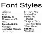 Example Fonts