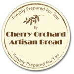 Custom Round Gloss Label - Freshly Prepared For You - Cream (Roll 25)