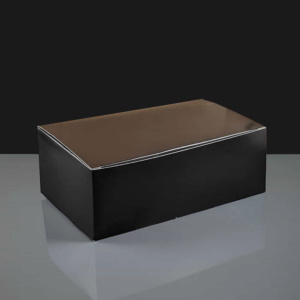 Large Black Food Box
