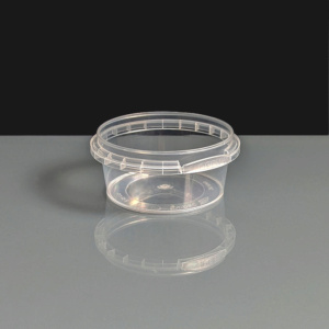 60ml Clear Round 69mm Diameter Tamperproof Container and Lid