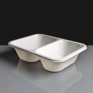 Faerch CPET Evolve 2 Compartment Dual Ovenable Tray