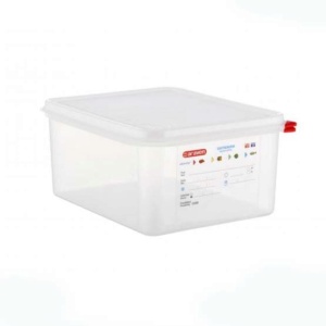 GN1/2 Airtight Food Storage Container & Lid - 10L: Box of 6