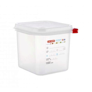 GN1/6 Airtight Food Storage Container & Lid - 2600ml: Box of 6