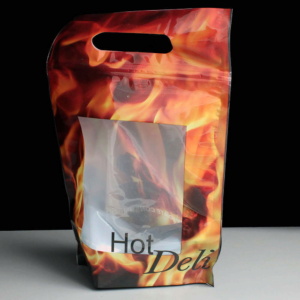 Small Handled Hot Deli Chicken Bags