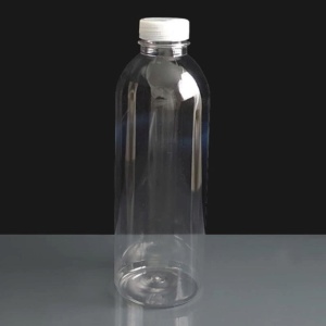 1000ml Round PET Juice Bottle with Tamper Evident Cap - Box of 56