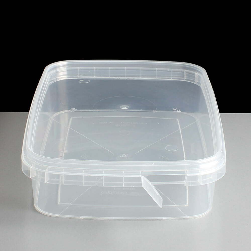600ml Rectangular Tamper Evident Container & Lids