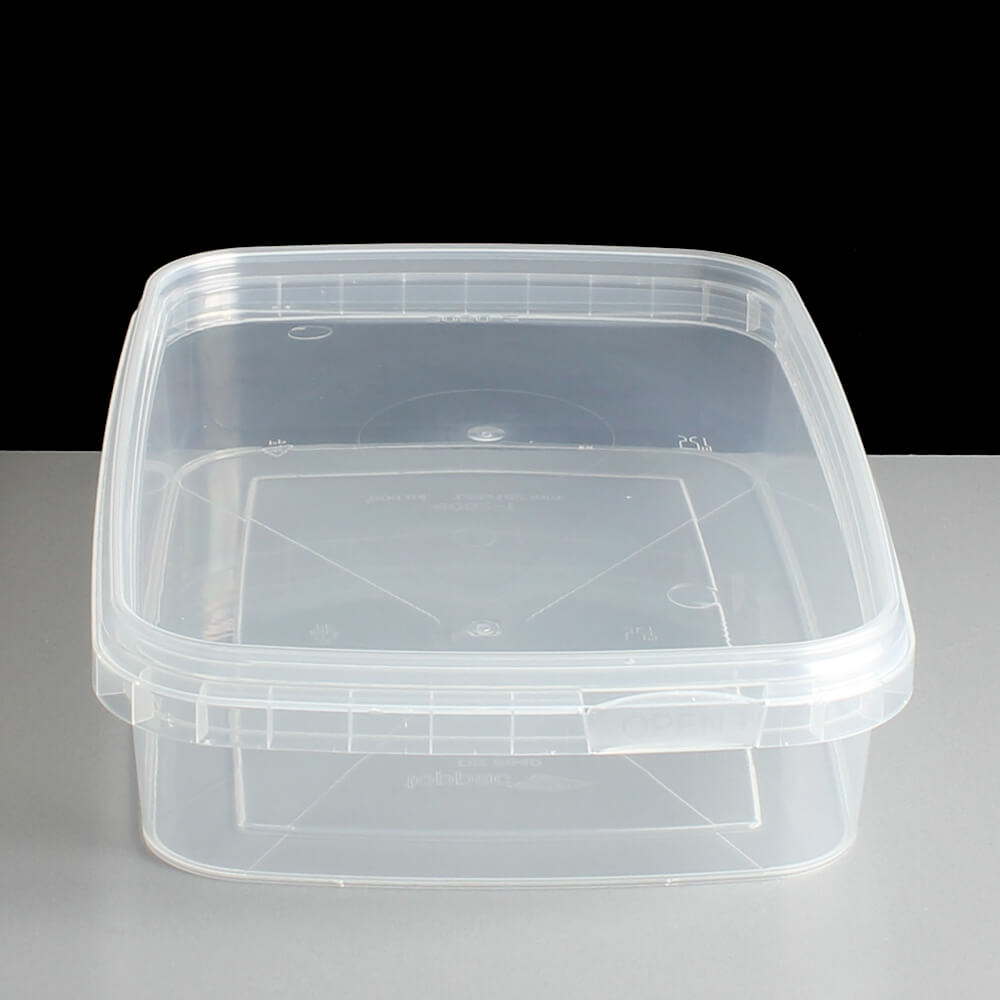 600ml Rectangular Tamper Evident Container & Lids
