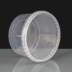 565ml Clear Round 122mm Diameter Tamperproof Container Pot