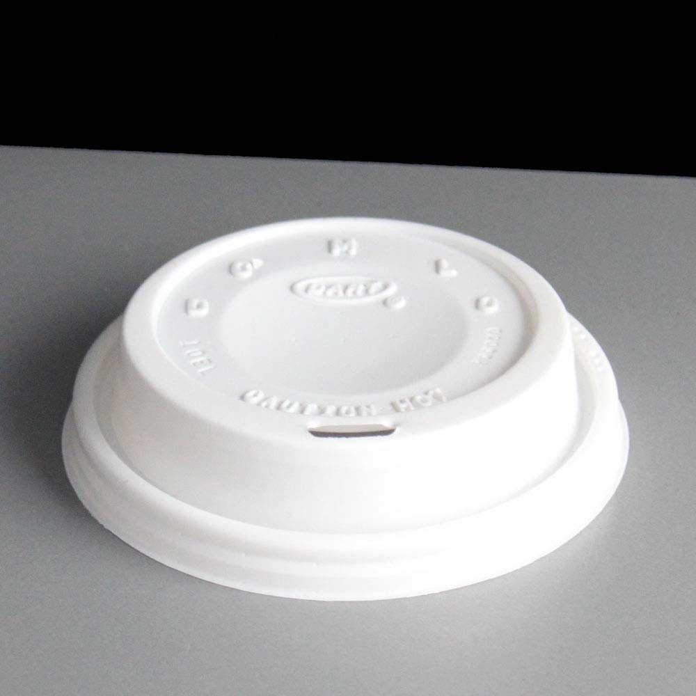 8oz Polystyrene Cup Domed Sip Through Lid