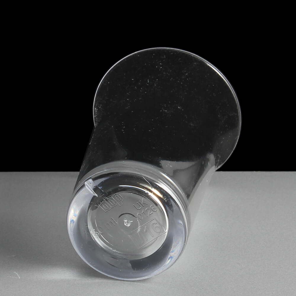 Clear 50ml Reusable Plastic Shot Glasses CE