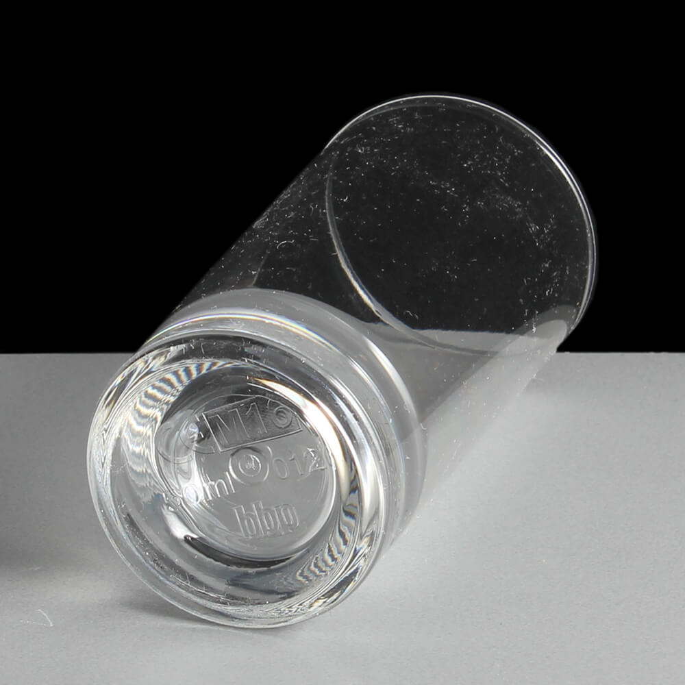 50ml Straight Plastic Shot Glasses CE
