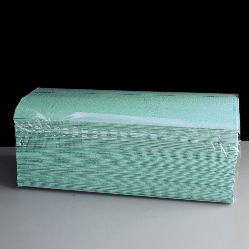 Single Ply CFold Green Paper Hand Towels