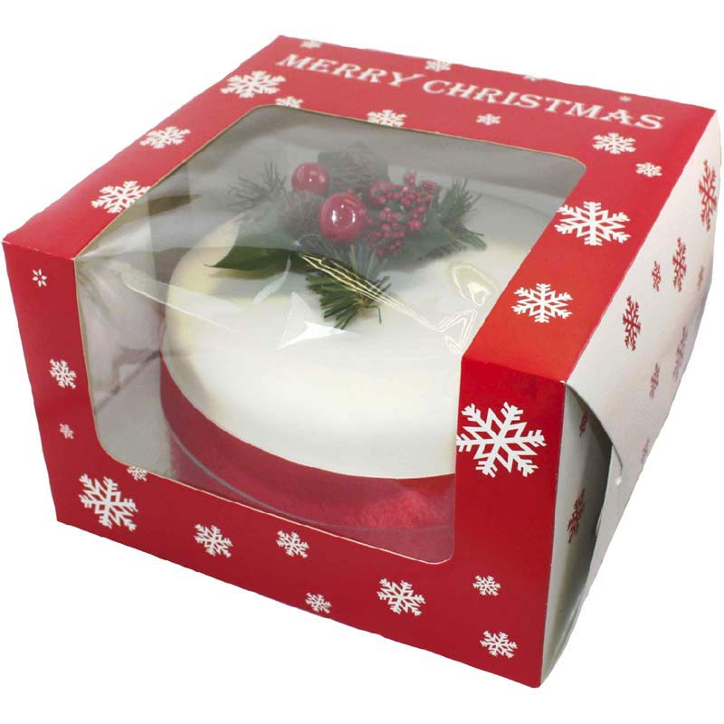 Christmas Cake Window Boxes Christmas Cake Window Boxes