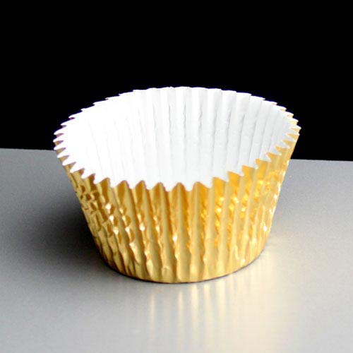 Gold Cupcake or Muffin Cases 50 x 38mm (500)