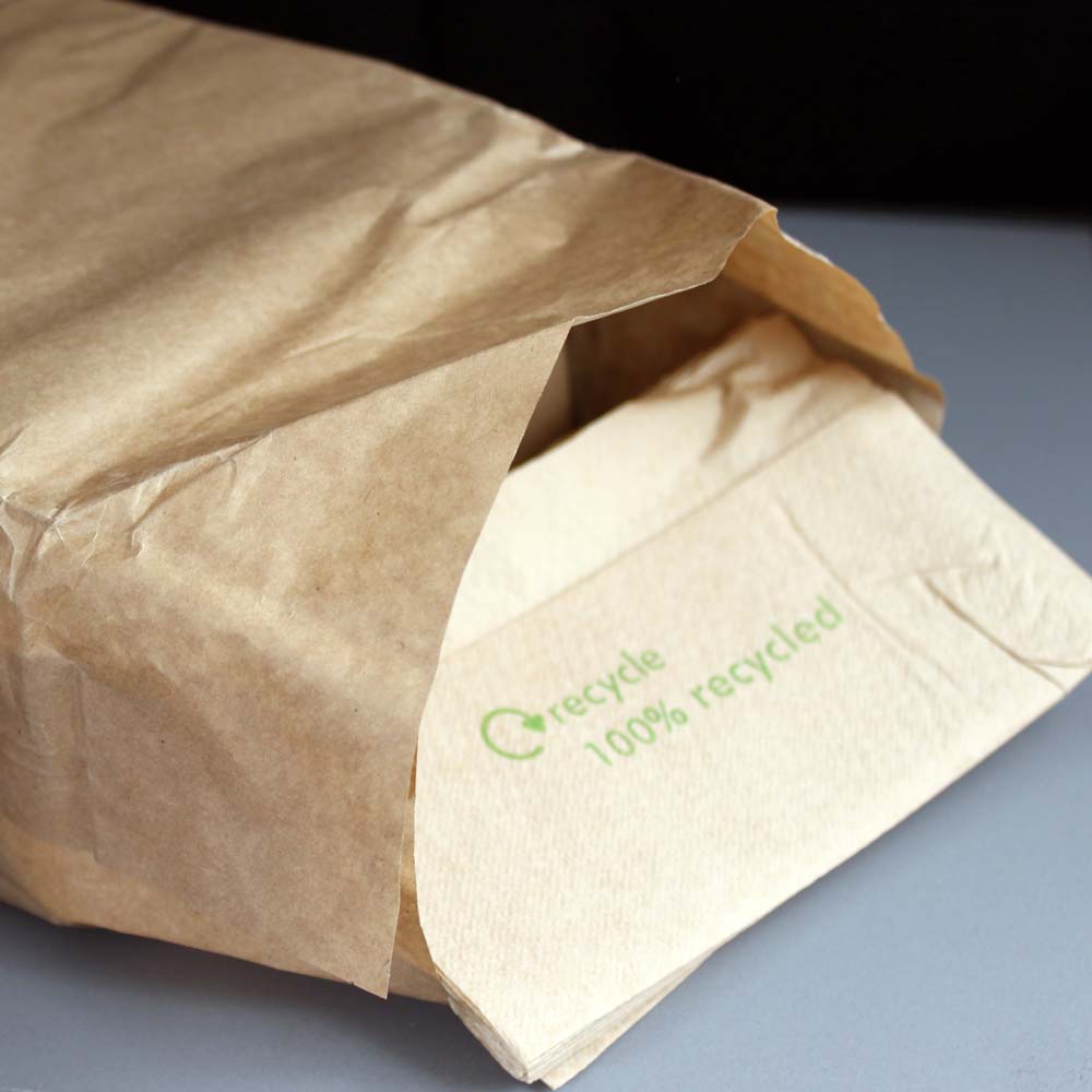 Single Ply Recycled Paper Napkins