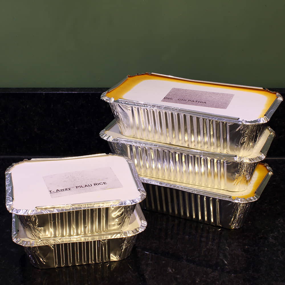 Aluminium Foil Curry Take Away Packaging