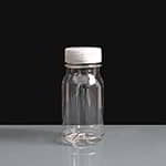 125ml Clear Plastic Bottle with Translucent T/E Cap - Box of 100