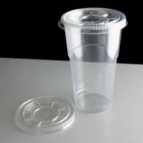 Clear Flat Lid To Fit 8oz & 12oz Smoothie Cups