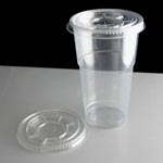 Clear Flat Lid To Fit 8oz & 12oz Smoothie Cups