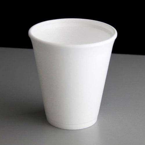 12oz White Polystyrene Foam Cup
