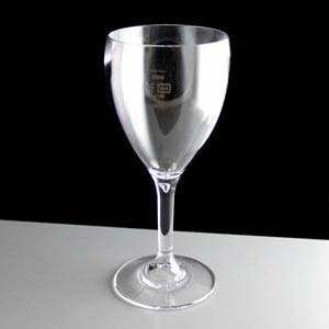BB143-1CE ALL Large Polycarbonate Wine Glass CE Lined at 125, 175 & 250ml