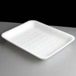 Wide White Polystyrene Tray D14