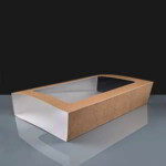 Sleeve for Large Kraft Sandwich Platter Base