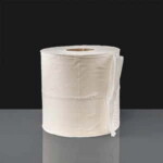 2 Ply White Diamond Centre Feed Roll - 150m