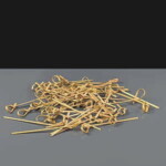 Wooden Bamboo Looped Skewer 90mm