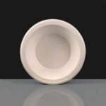 12oz / 340ml White Shallow Bagasse Bowl