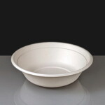 32oz Round Bagasse Buddha Bowl