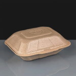 Infinity Medium Burger & Chips Box - Brown