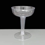 2 Piece Plastic Cocktail Glasses