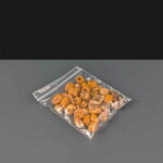 76 x 83mm Clear Plain Easy Grip Seal Bags - Size 3