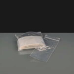 76 x 191mm Clear Plain Easy Grip Seal Bags - Size 8