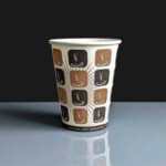 12oz Cafe Mocha Hot Drink Paper Coffee Cup