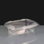 750cc Anson Fresco Clear Hinged Salad Containers