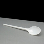 Disposable White Plastic Spoons
