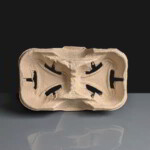 2 Cup Moulded Pulp Fibre Carriers