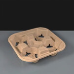 4 Cup Moulded Pulp Fibre Carriers (Box of 180)