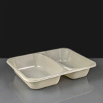 Faerch CPET Evolve 2 Compartment Dual Ovenable Tray