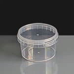 240ml Clear Round 93mm Diameter Tamperproof Container