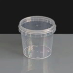 365ml Clear Round 93mm Diameter Tamperproof Container