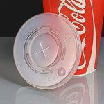 Straw-slot Lid To Fit 16oz & 22oz Paper Cups