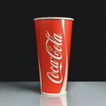 22oz Coke Cold Drink Paper Cup
